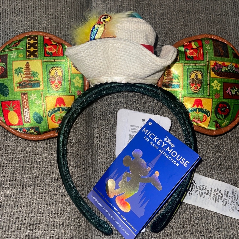 Mickey Mouse Main Attraction - Tiki Room Ears